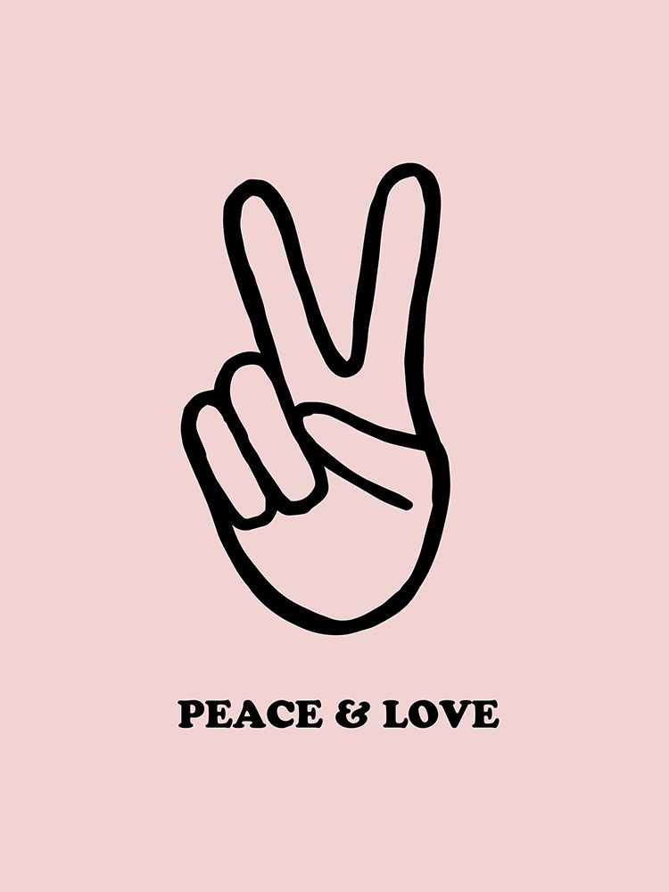 Peace a Love art print by Aislinn Simmonds for $57.95 CAD