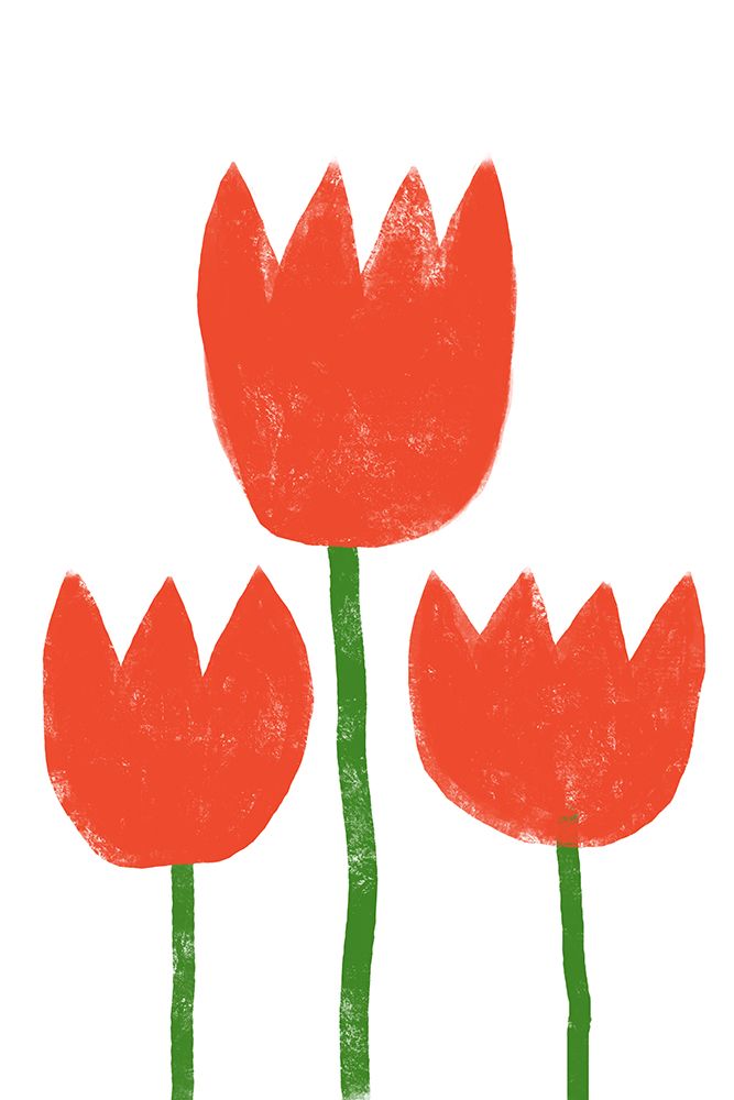 Naive Flowers art print by uplusmestudio for $57.95 CAD
