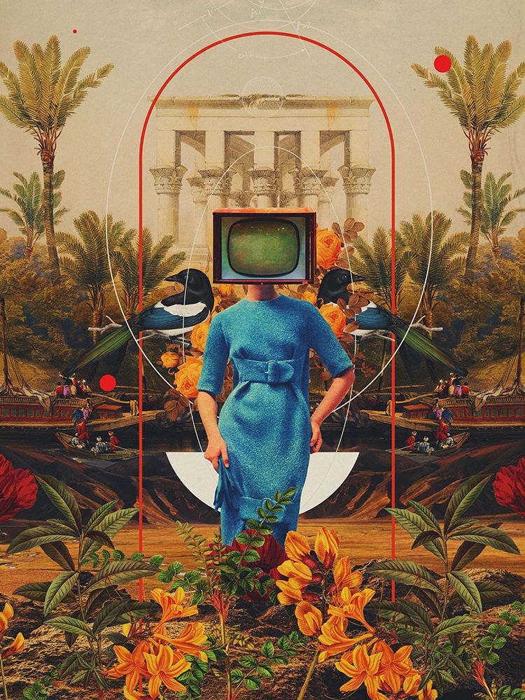 Her Asymmetries art print by Frank Moth for $57.95 CAD