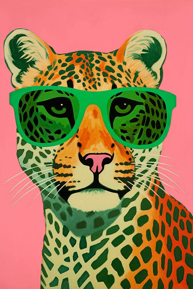 Leo With Glasses art print by Treechild for $57.95 CAD