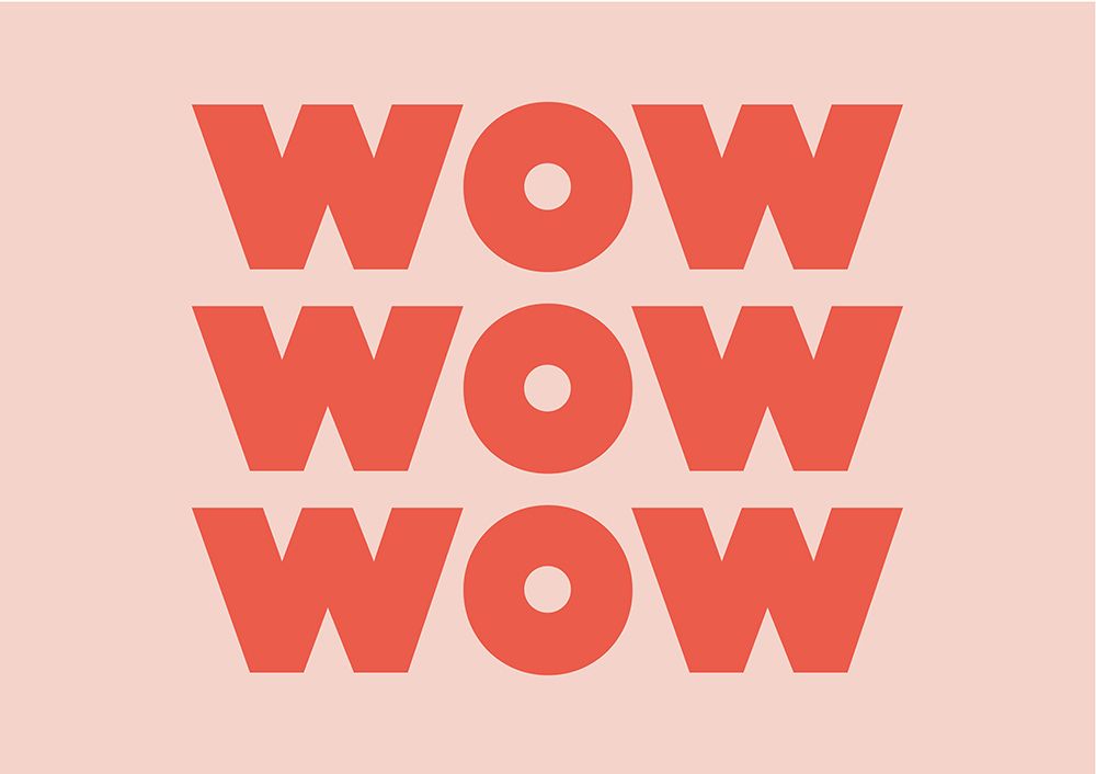 WOW WOW WOW art print by Saskia Nickles for $57.95 CAD