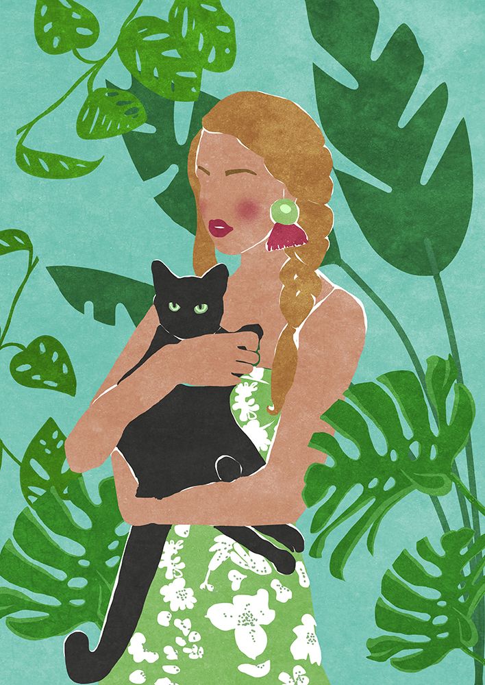 Cat Lover art print by Raissa Oltmanns for $57.95 CAD