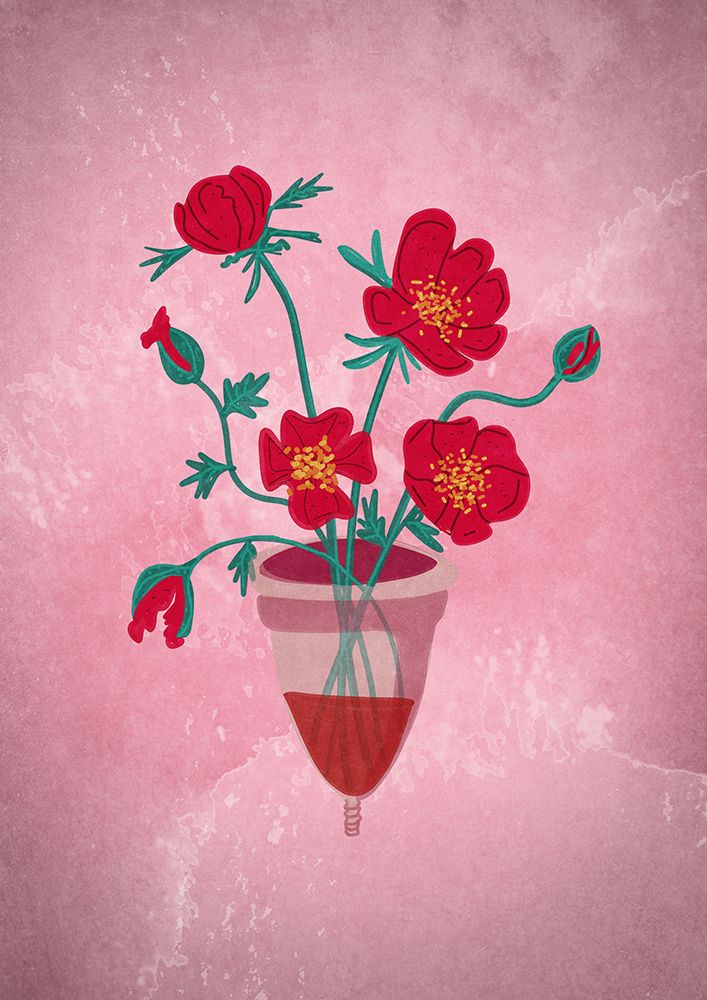 Cup of flowers art print by Raissa Oltmanns for $57.95 CAD