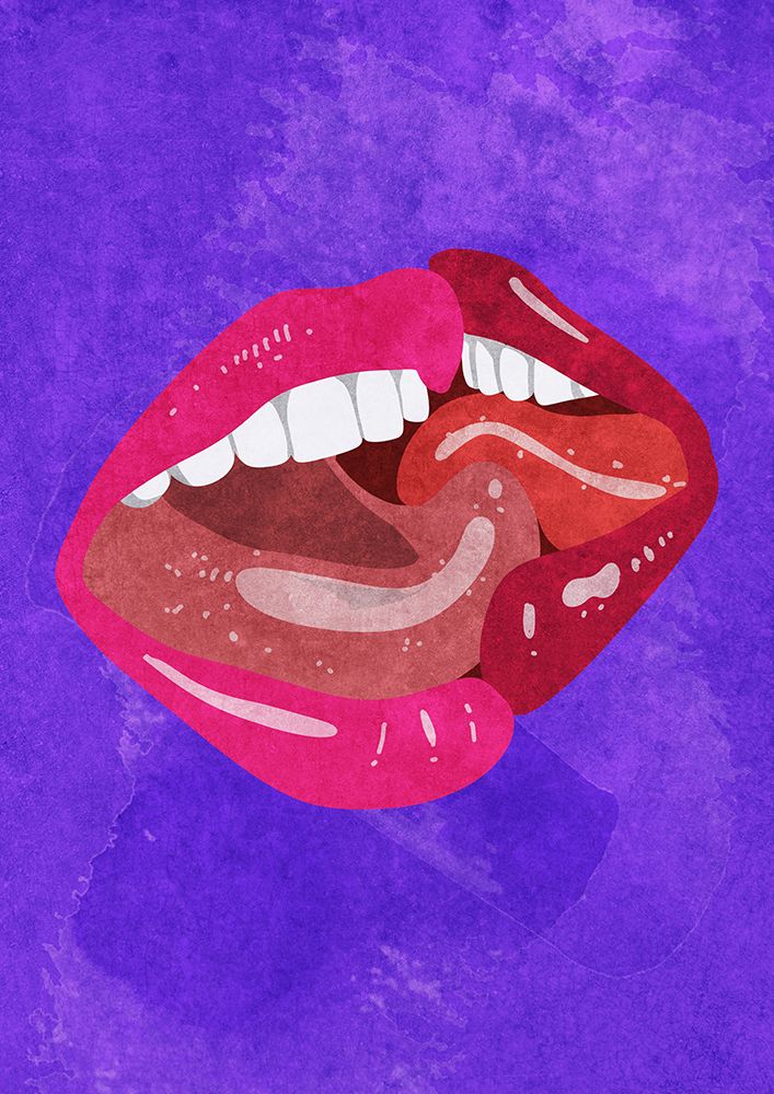 Kissing art print by Raissa Oltmanns for $57.95 CAD