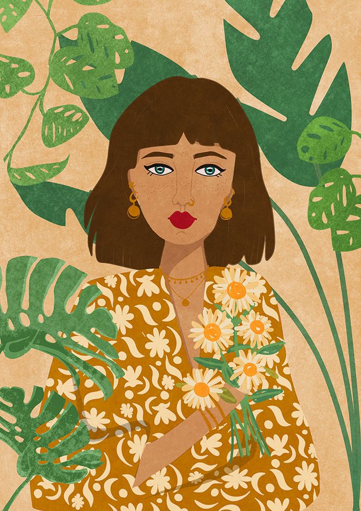Plantlady art print by Raissa Oltmanns for $57.95 CAD