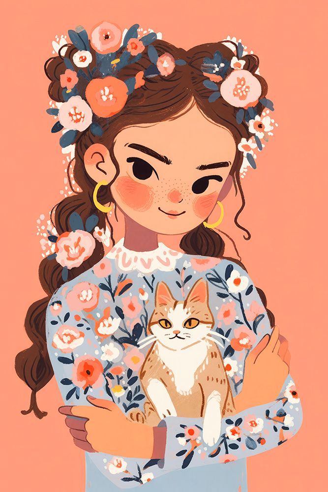Mycatandme Fullsize art print by Treechild for $57.95 CAD
