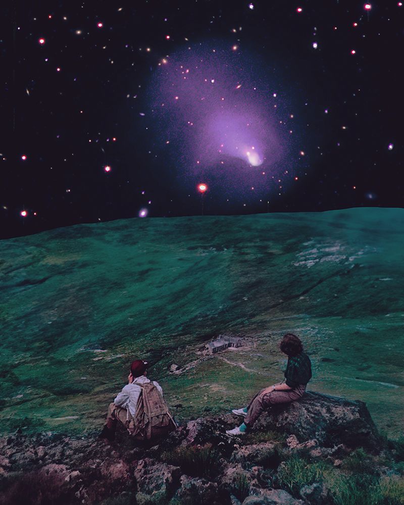 Distant Observer art print by Hugo Goncalves for $57.95 CAD