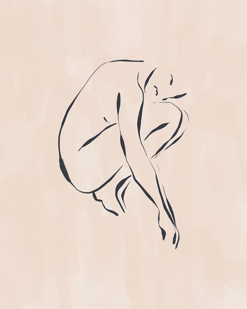 Sitting Contemplating art print by Ivy Green Illustrations for $57.95 CAD