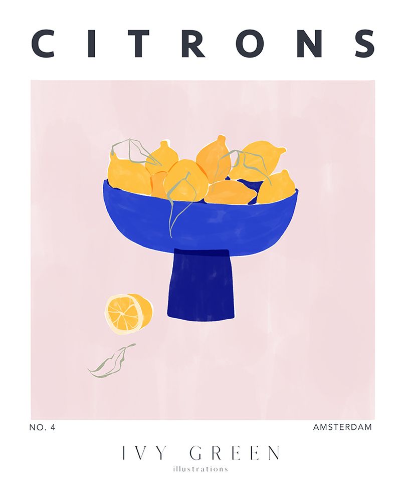 Lemons art print by Ivy Green Illustrations for $57.95 CAD