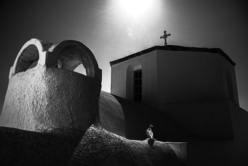 Santorini art print by Milan Uhrin for $57.95 CAD