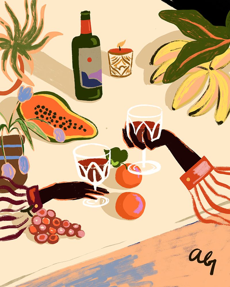 Cheers To You art print by Arty Guava for $57.95 CAD
