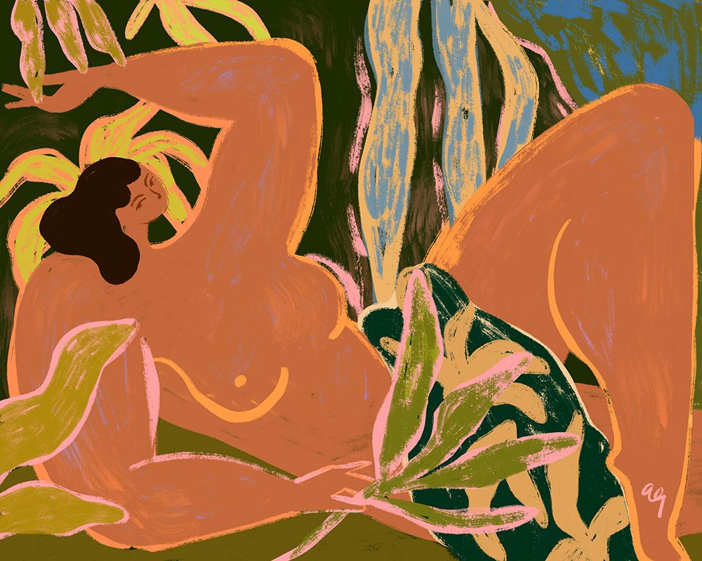 Lazy art print by Arty Guava for $57.95 CAD