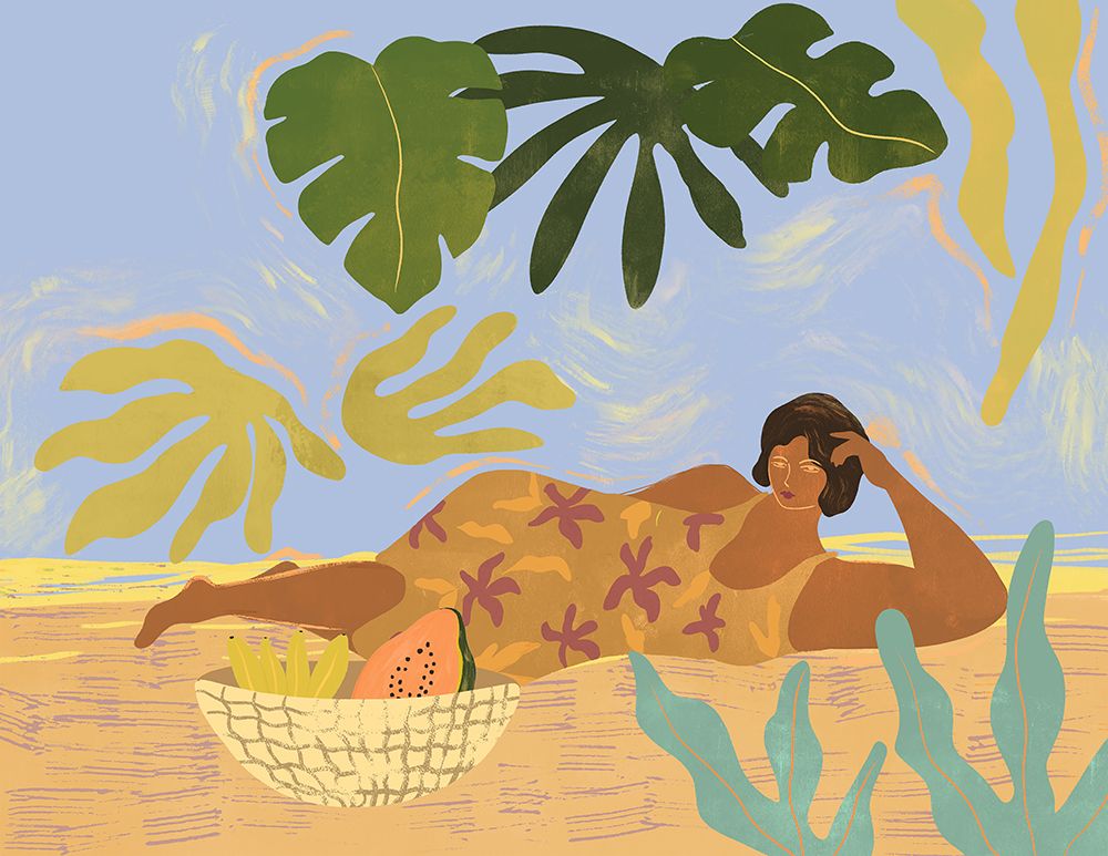 Lazyday art print by Arty Guava for $57.95 CAD