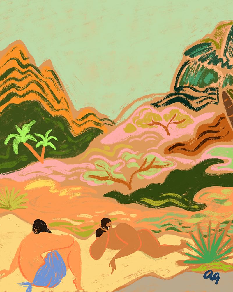 Lazydaysinnature art print by Arty Guava for $57.95 CAD