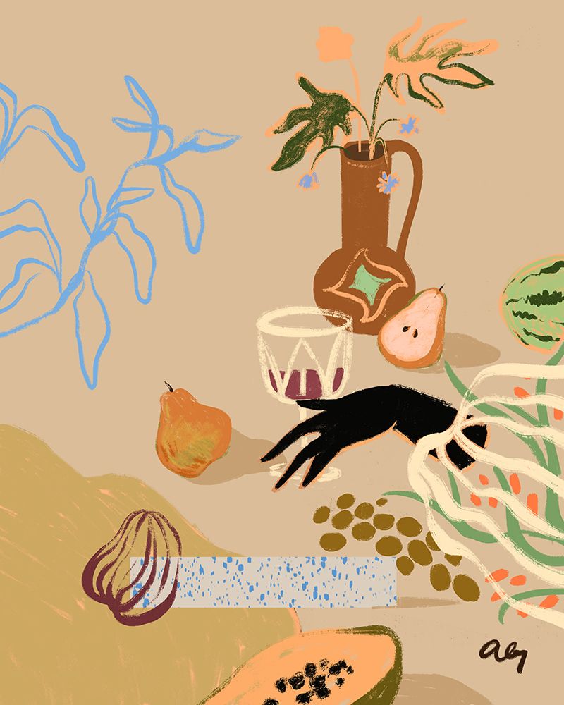 Pass Me The Pear art print by Arty Guava for $57.95 CAD