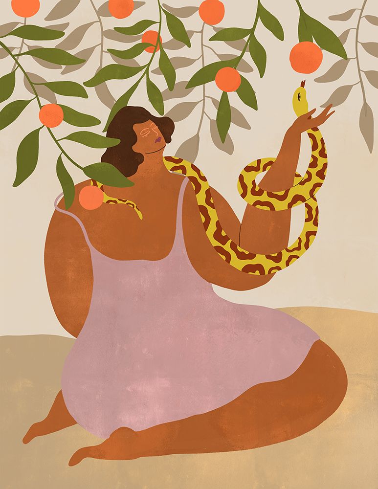 Smell the Orange art print by Arty Guava for $57.95 CAD