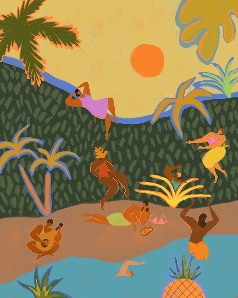Summer Paradise art print by Arty Guava for $57.95 CAD