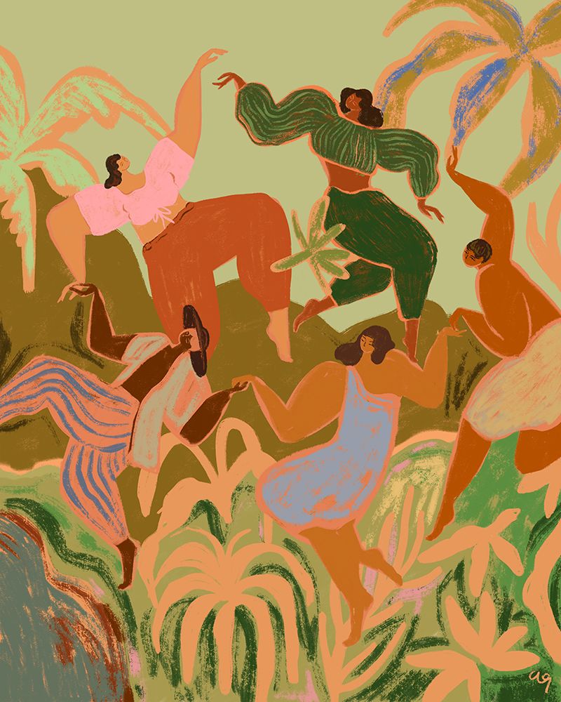 Spring Frolic art print by Arty Guava for $57.95 CAD