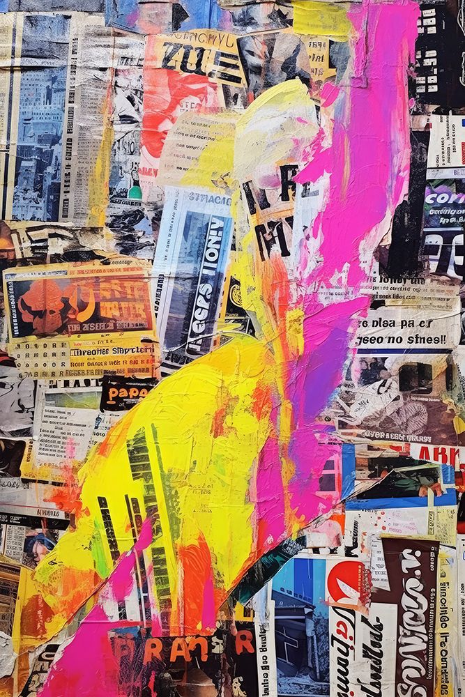Paper Snippets No 2 art print by Treechild for $57.95 CAD