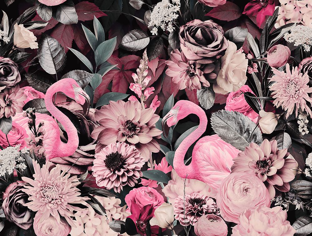 Flamingo Garden No2 art print by Andrea Haase for $57.95 CAD