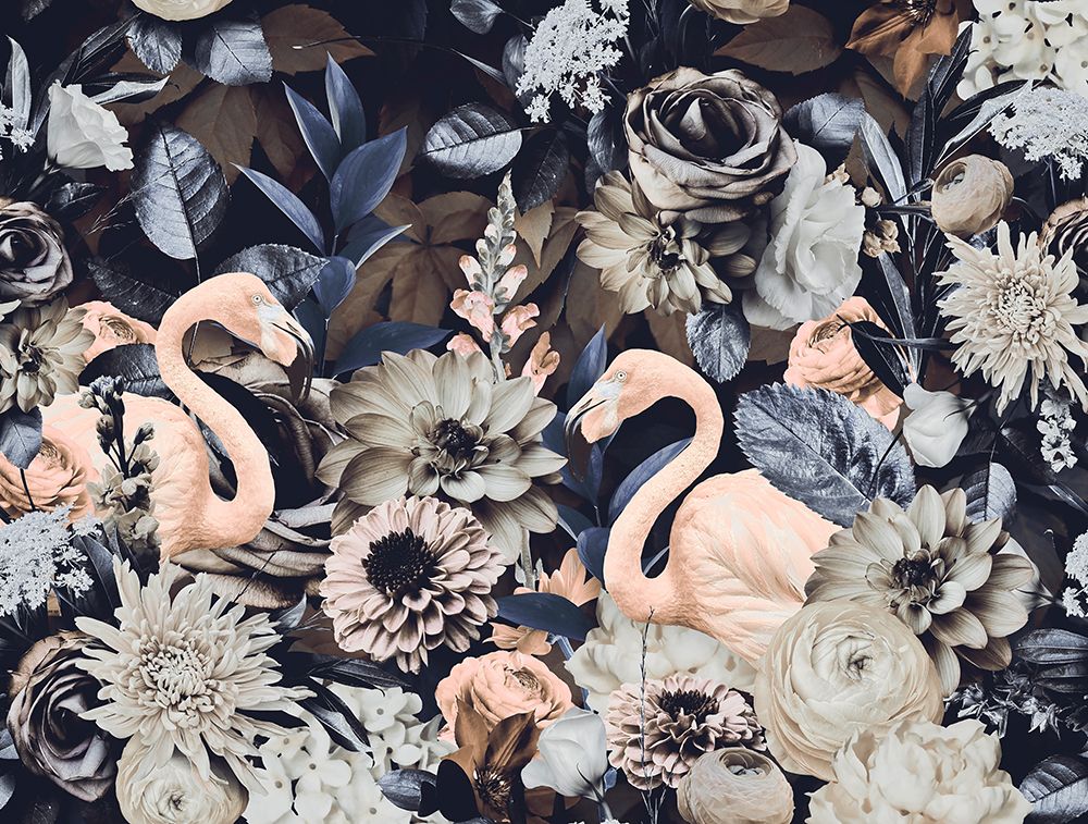 Flamingo Garden No4 art print by Andrea Haase for $57.95 CAD