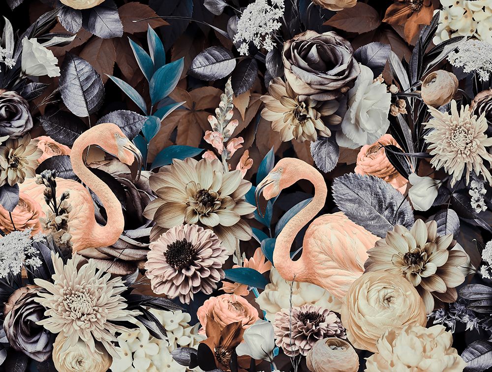 Flamingo Garden No1 art print by Andrea Haase for $57.95 CAD