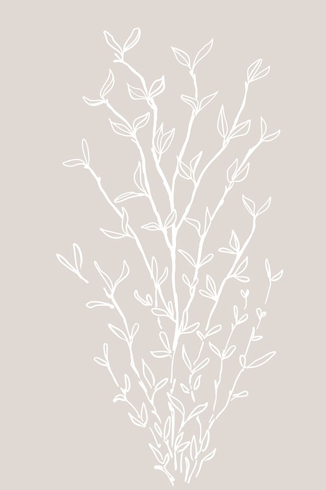 Garran branch in beige art print by Rosana Laiz Blursbyai for $57.95 CAD
