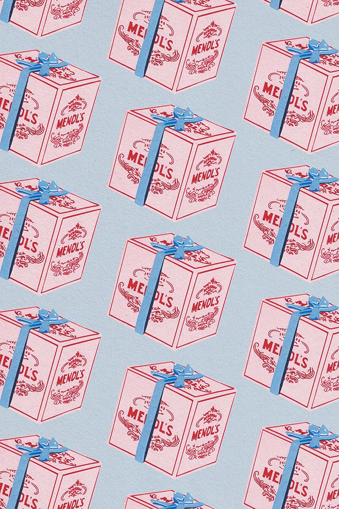 Mendls Box Pattern art print by Studio Mandariini for $57.95 CAD