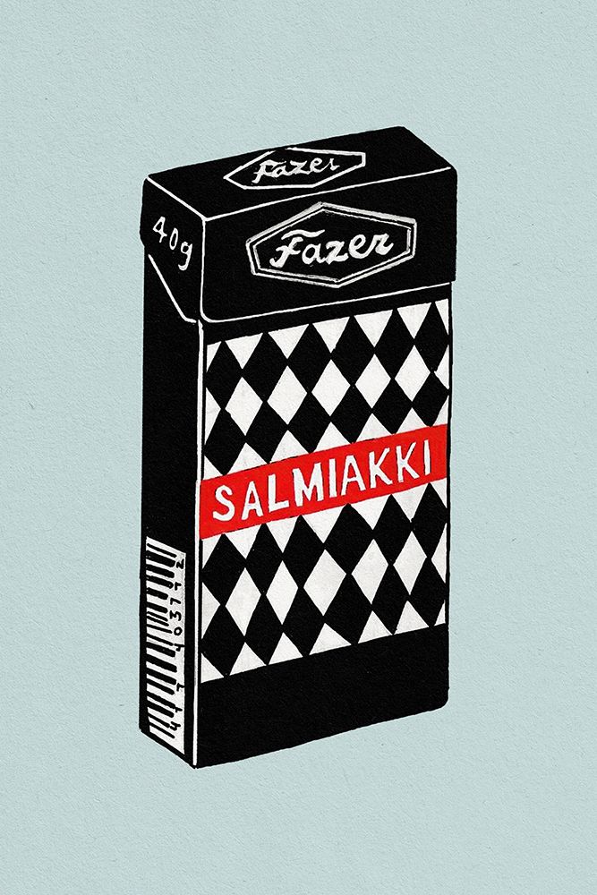 Salmiakki art print by Studio Mandariini for $57.95 CAD