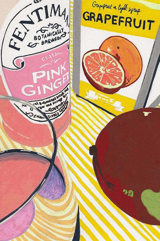 Fentimans Pink Ginger art print by Studio Mandariini for $57.95 CAD