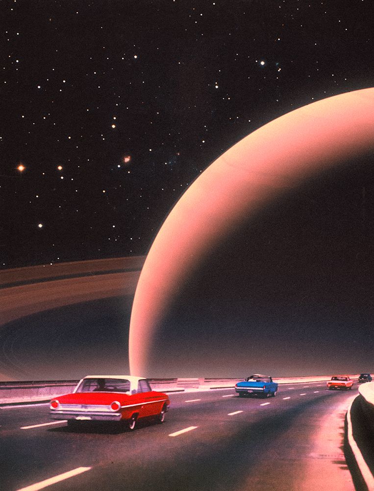 Saturn Traffic art print by Taudalpoi for $57.95 CAD
