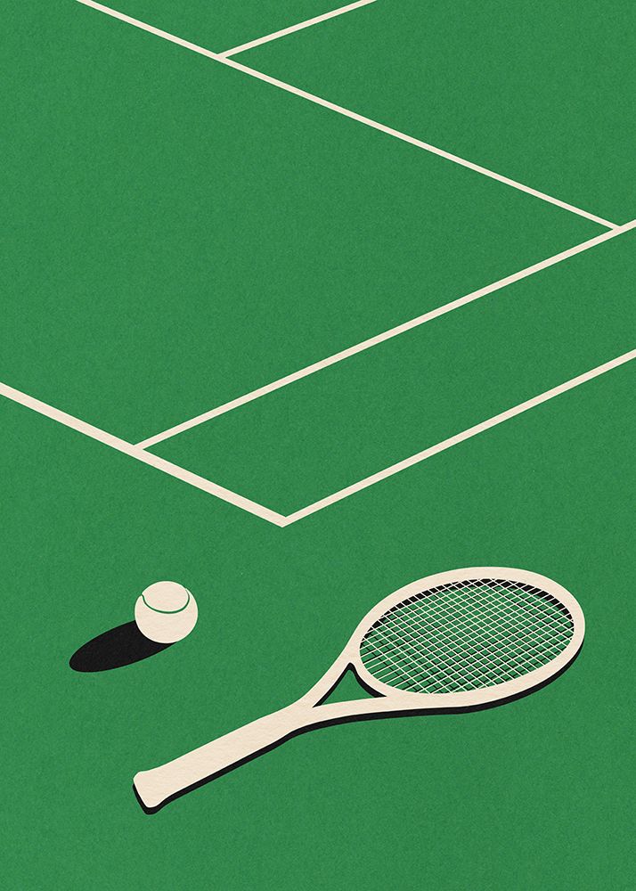 Rosi Feist Lawn Tennis Club art print by Rosi Feist for $57.95 CAD