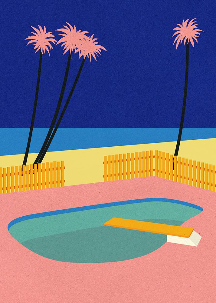 Malibu Beach art print by Rosi Feist for $57.95 CAD