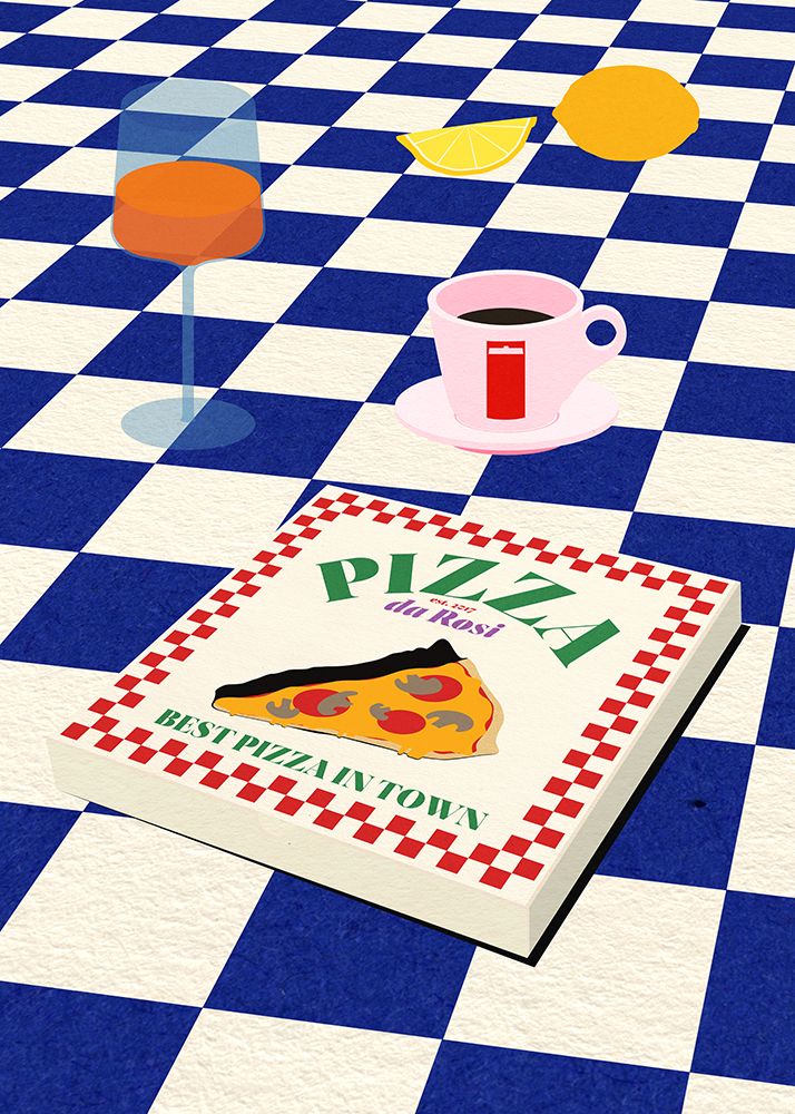 The Italian Menu art print by Rosi Feist for $57.95 CAD