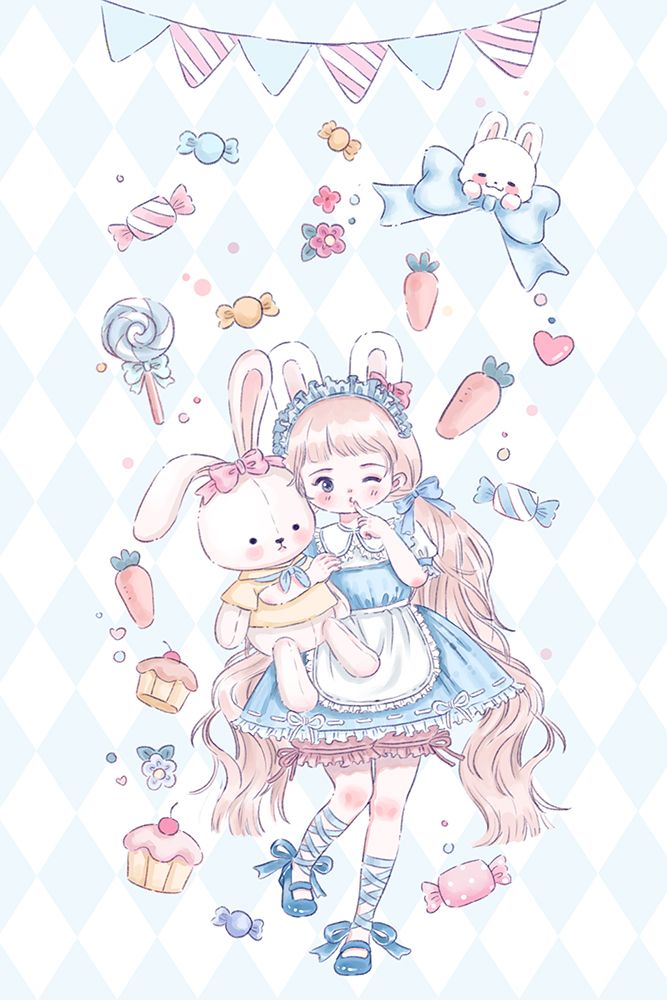 Sweet Candy Girl Lock art print by Xuan Thai for $57.95 CAD