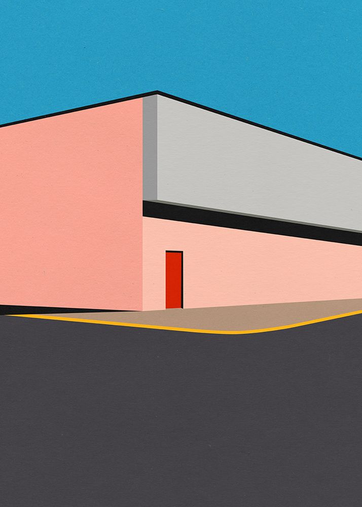 Warehouse Illustration art print by Rosi Feist for $57.95 CAD