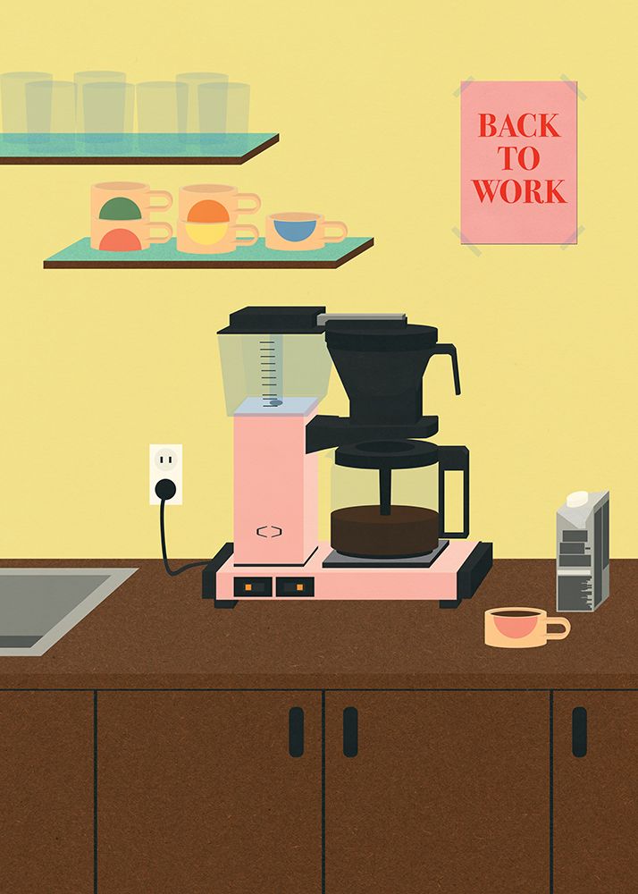 Back To Work art print by Rosi Feist for $57.95 CAD