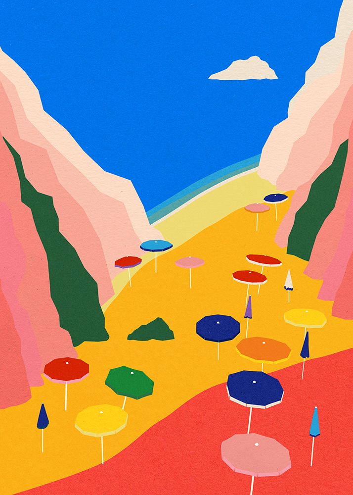 Lido Liguria art print by Rosi Feist for $57.95 CAD