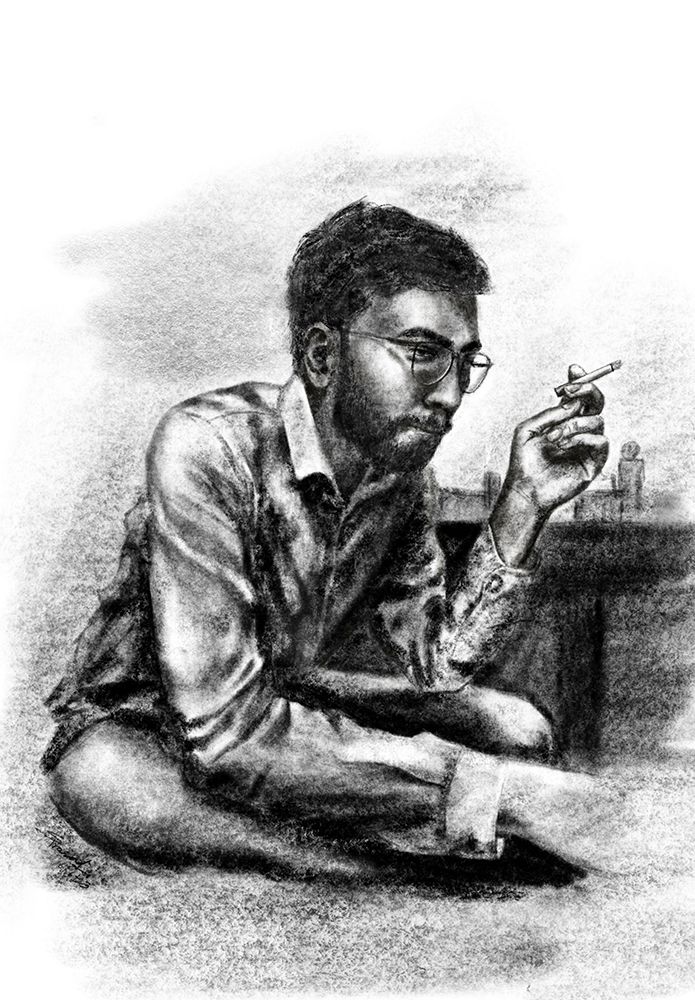 In Thought art print by Shreya Prasad for $57.95 CAD