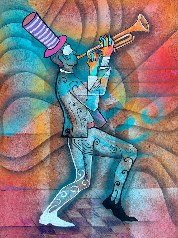 Trumpet Man art print by Ricardo Maya for $57.95 CAD