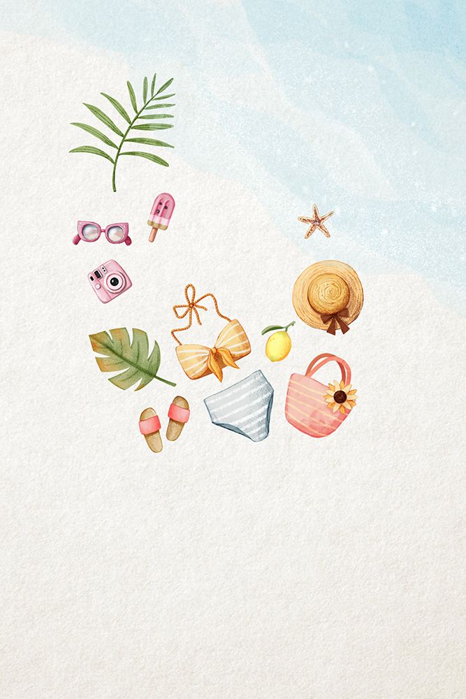 Cool Summer Swimwear Home art print by Xuan Thai for $57.95 CAD