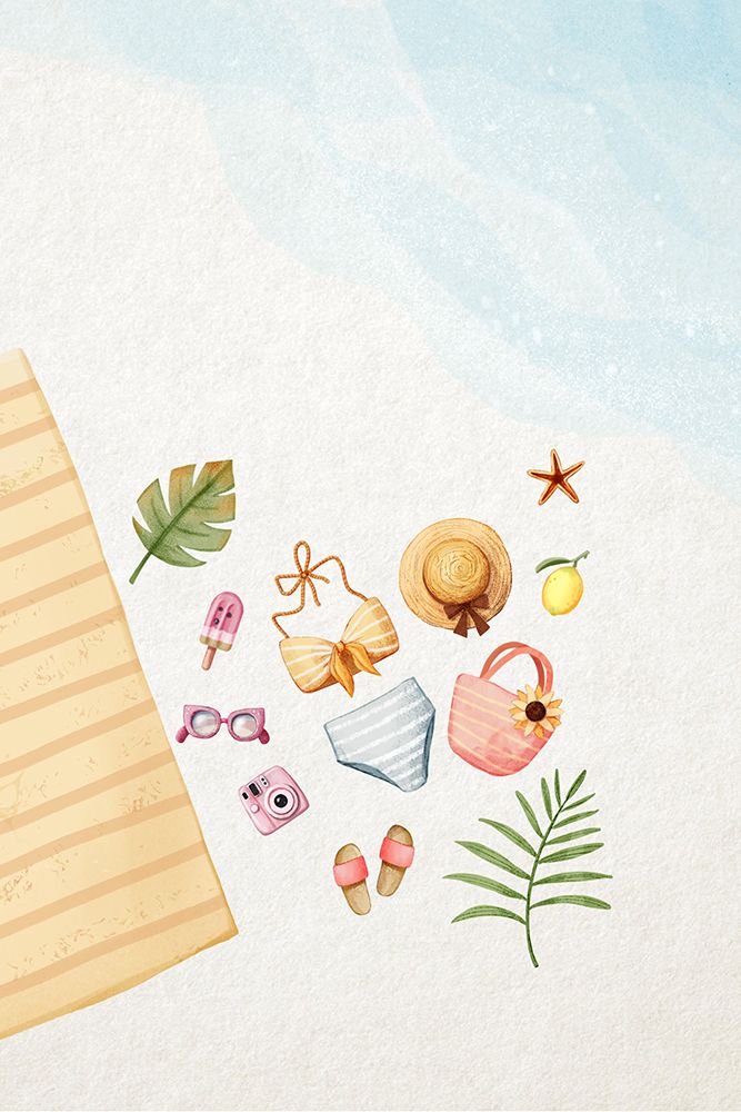 Cool Summer Swimwear Lock art print by Xuan Thai for $57.95 CAD