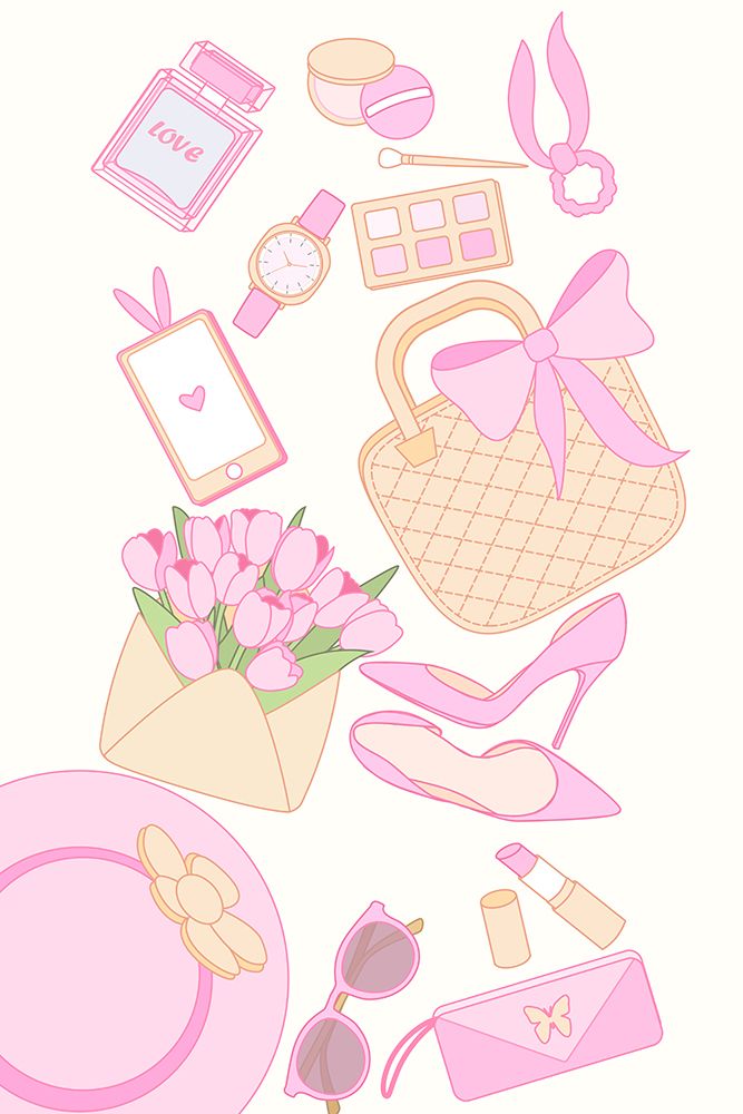 Cute pink aesthetic vibe Home art print by Xuan Thai for $57.95 CAD