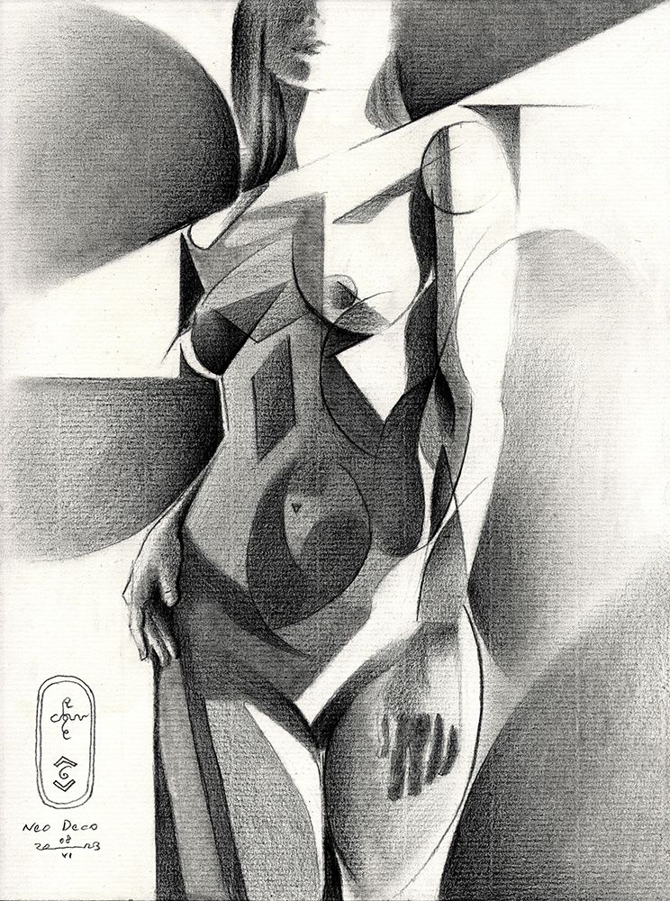 Neo Deco 08 06 23 art print by Corne Akkers for $57.95 CAD
