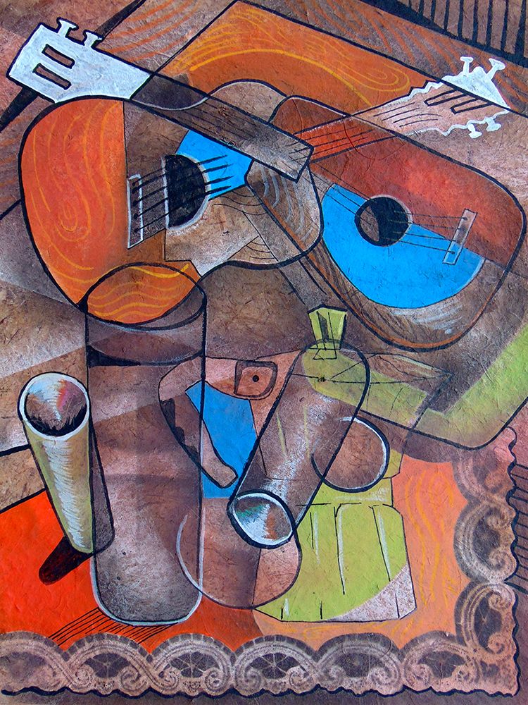 Two Guitars art print by Ricardo Maya for $57.95 CAD