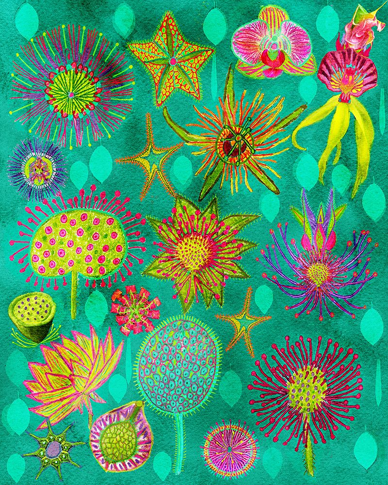 Electric Candy Forest.Png art print by Giovanna Nicolo for $57.95 CAD