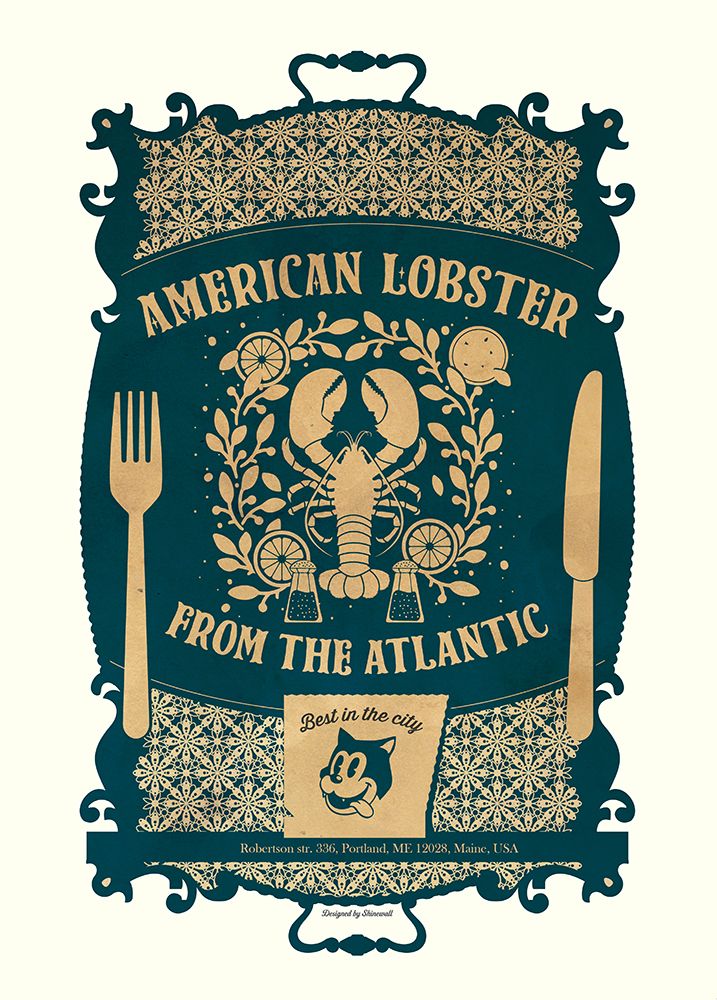 Lobster Baroque Print art print by Dionisis Gemos for $57.95 CAD