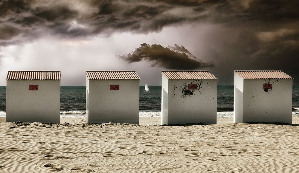 Seashore Serenity After A Sand Battle art print by Yvette Depaepe for $57.95 CAD