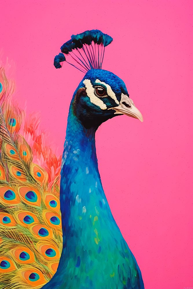 Beautiful Peacock art print by Treechild for $57.95 CAD