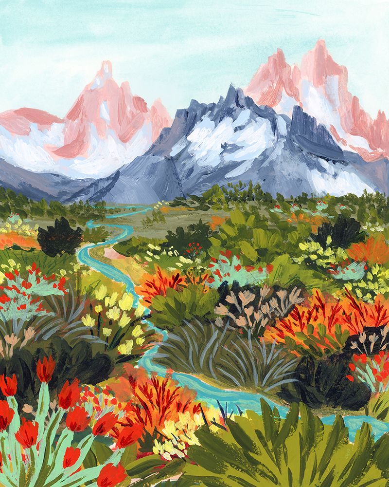 Autumn Mountains art print by Sarah Gesek for $57.95 CAD